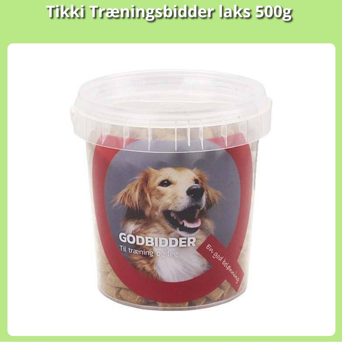 Anmeldelse af Tikki Træningsbidder laks 500g