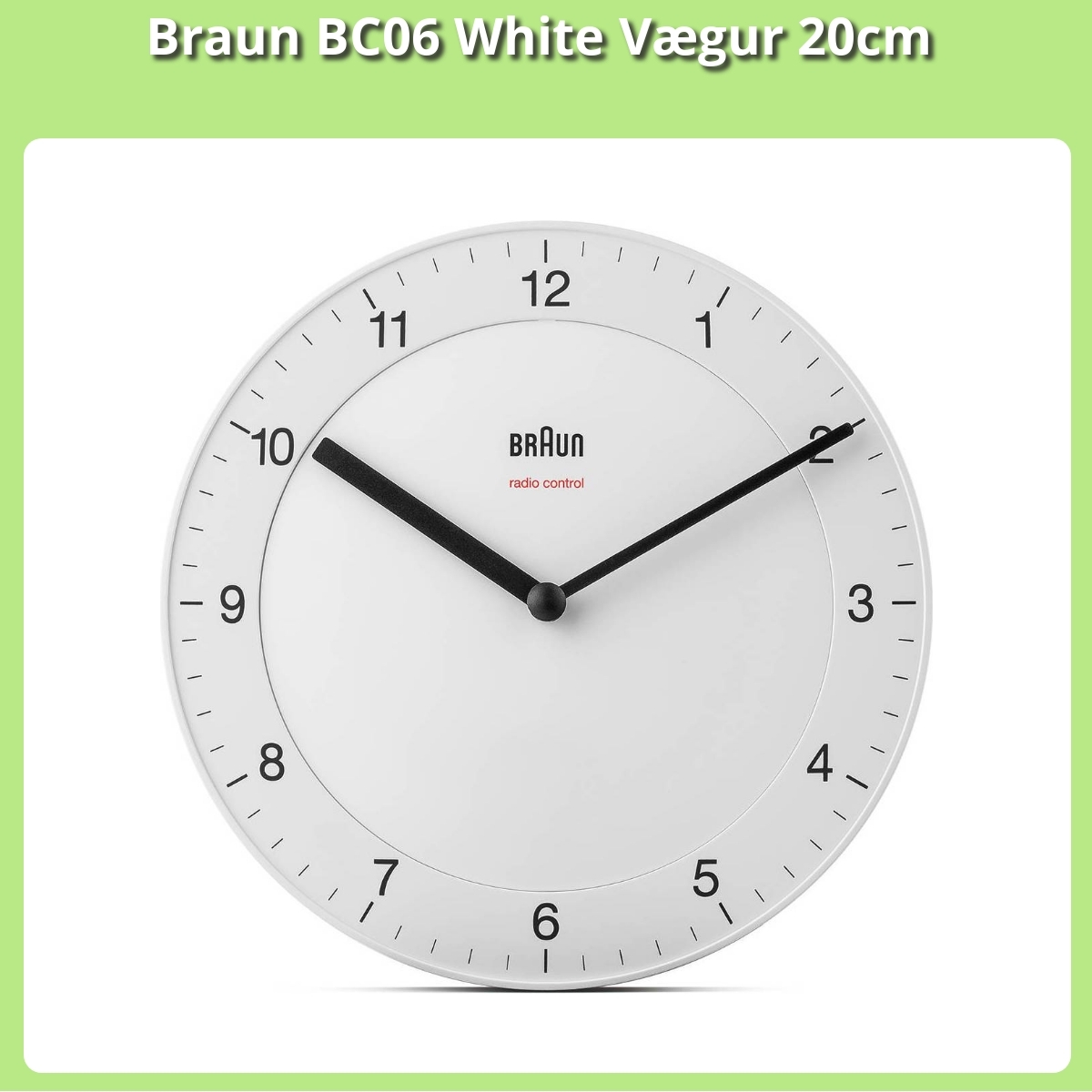 Anmeldelse af Braun BC06 White Vægur 20cm
