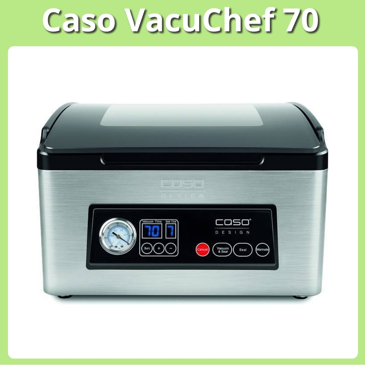 Anmeldelse af Caso VacuChef 70