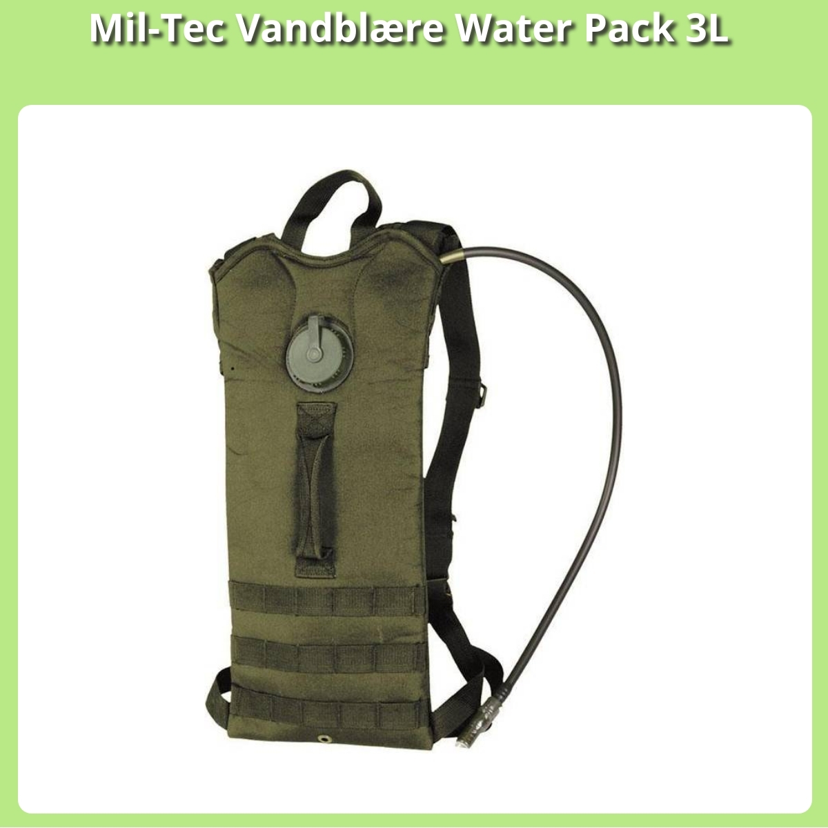 Anmeldelse af Mil-Tec Vandblære Water Pack 3L