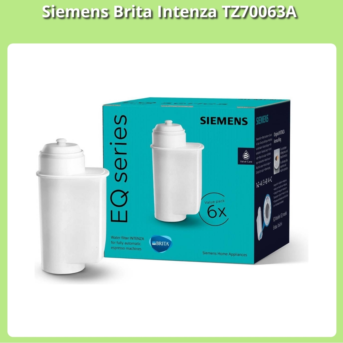 Anmeldelse af Siemens Brita Intenza TZ70063A