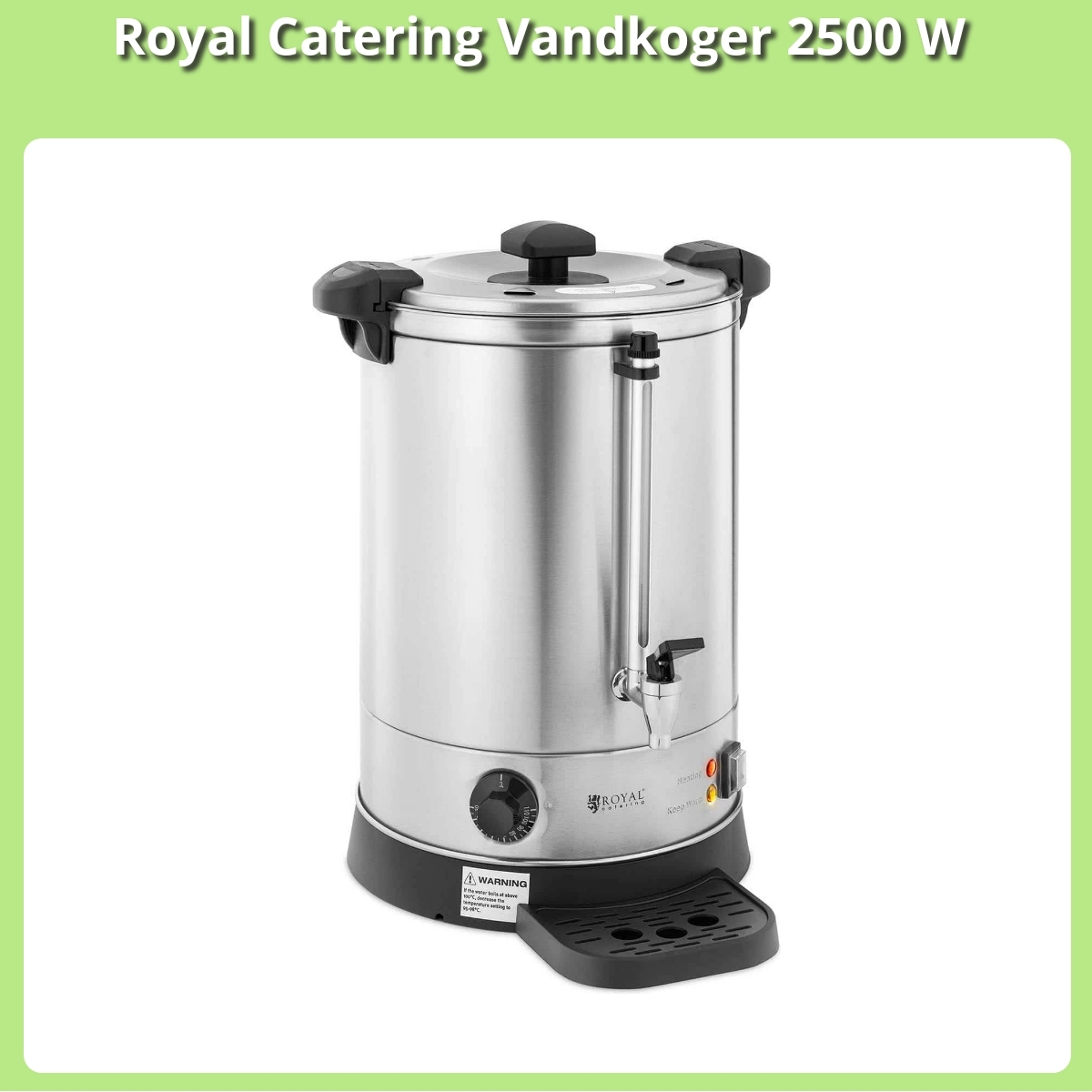 Anmeldelse af Royal Catering Vandkoger 2500 W