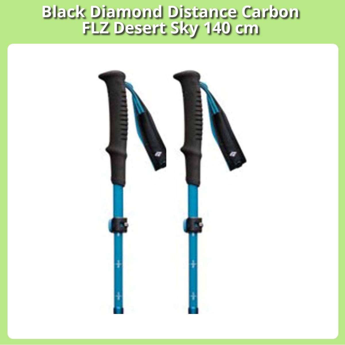 Anmeldelse af Black Diamond Distance Carbon FLZ Desert Sky 140 cm