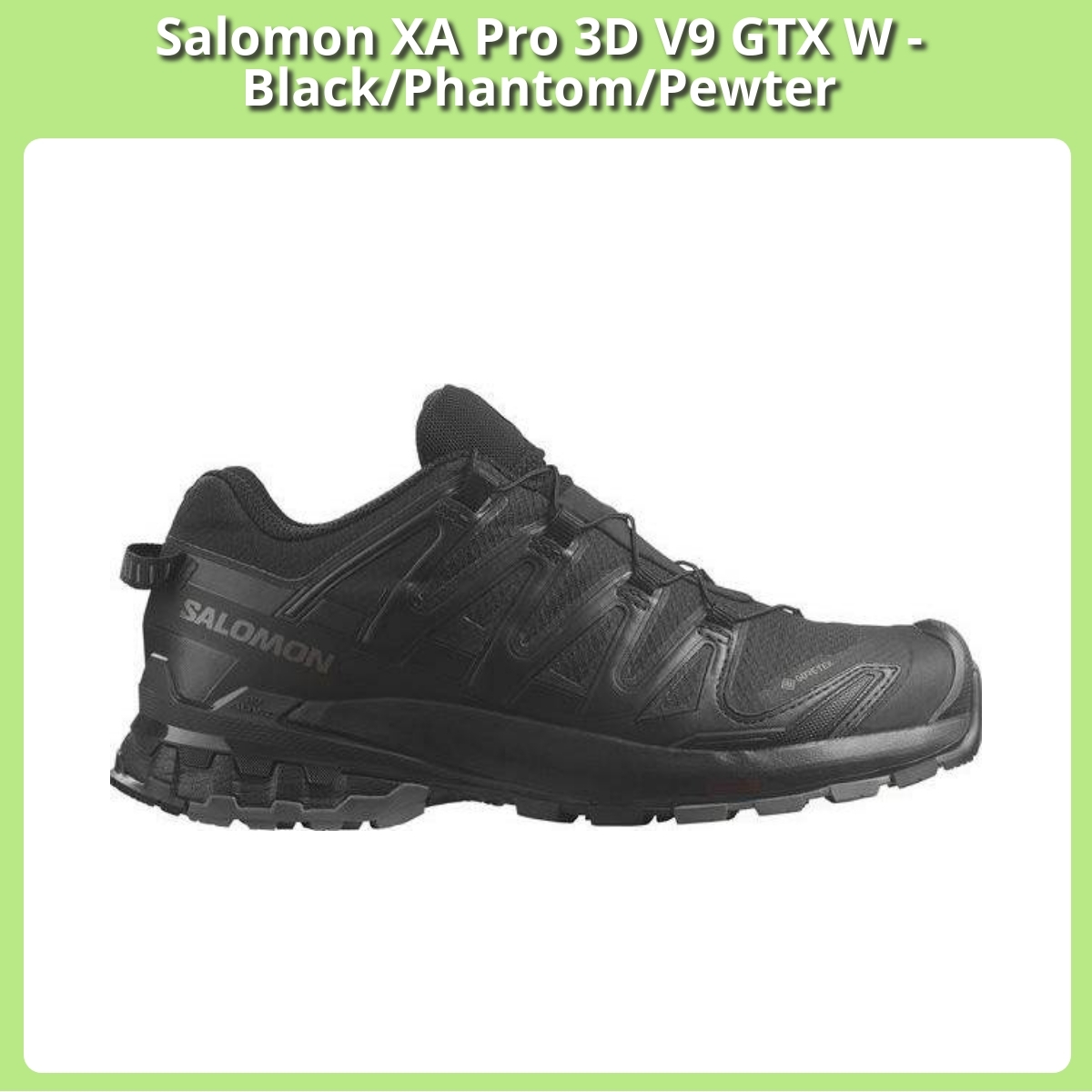Anmeldelse af Salomon XA Pro 3D V9 GTX W - Black/Phantom/Pewter