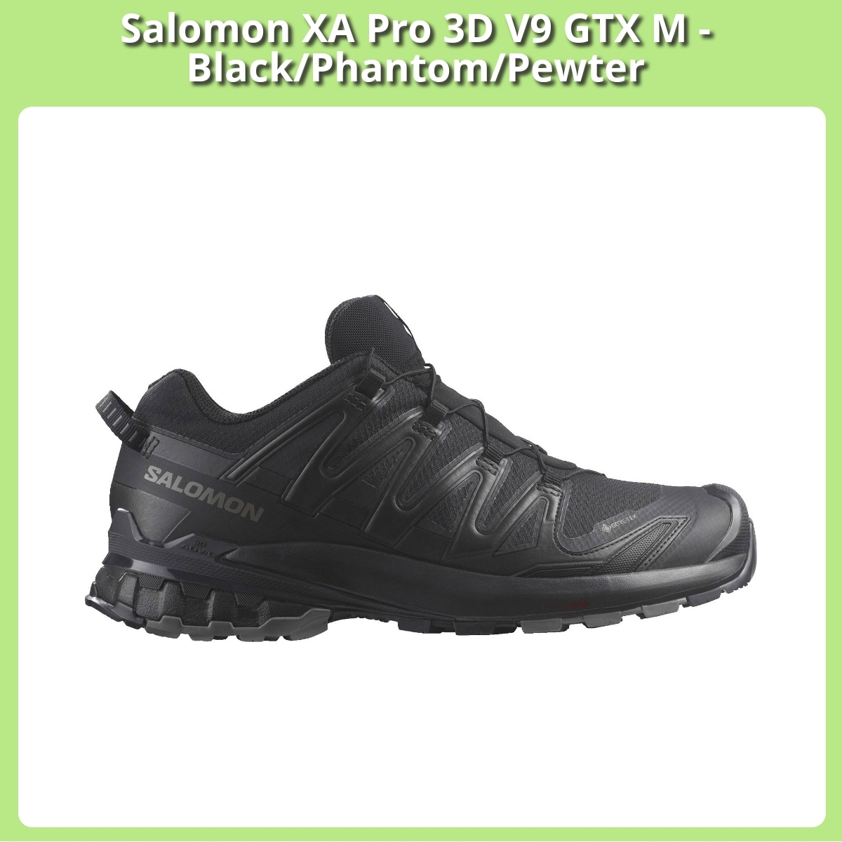 Anmeldelse af Salomon XA Pro 3D V9 GTX M - Black/Phantom/Pewter