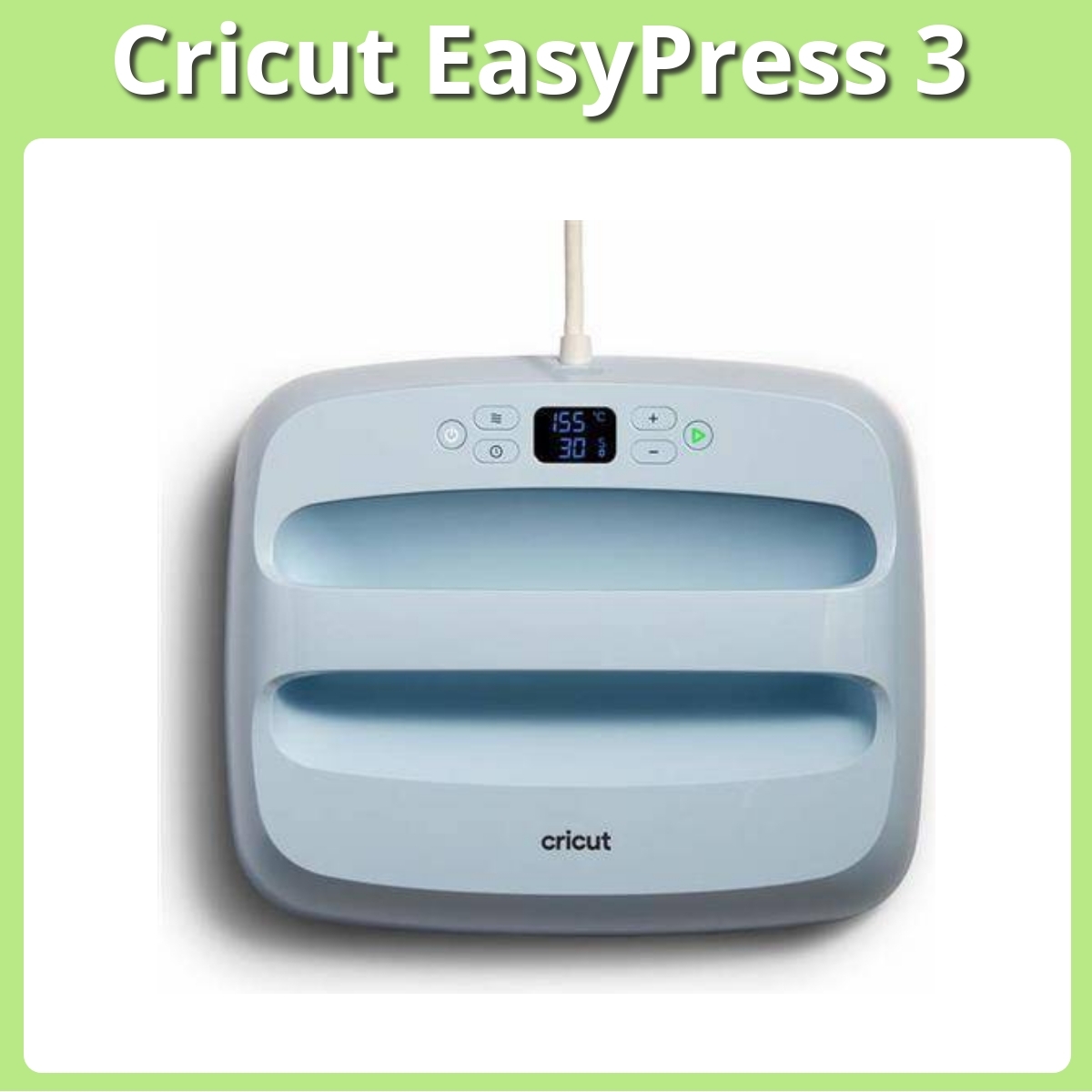 Anmeldelse af Cricut EasyPress 3