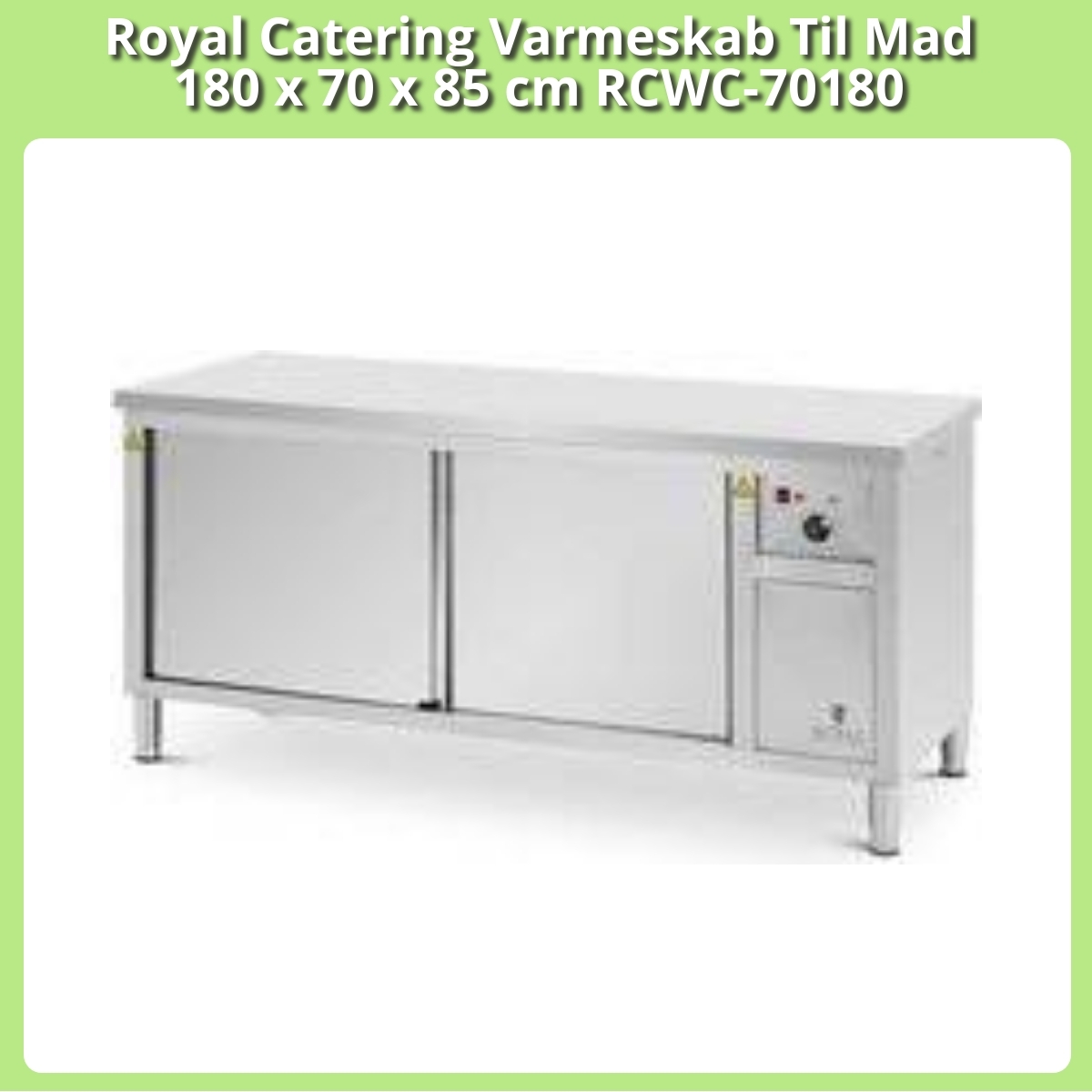 Anmeldelse af Royal Catering Varmeskab Til Mad 180 x 70 x 85 cm RCWC-70180