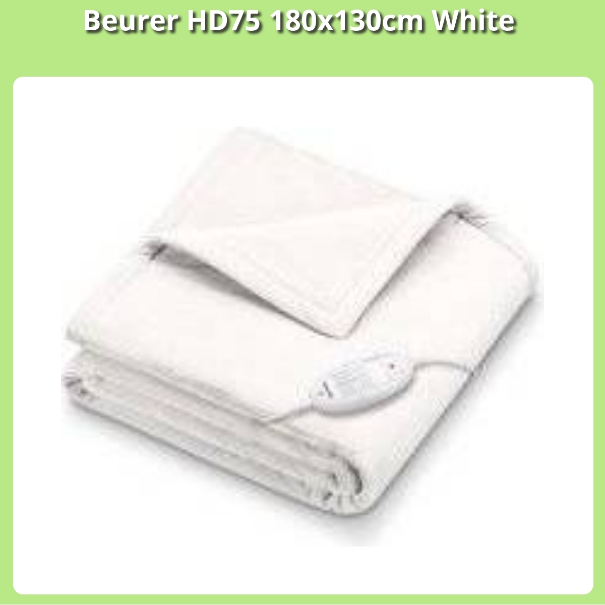 Anmeldelse af Beurer HD75 180x130cm White