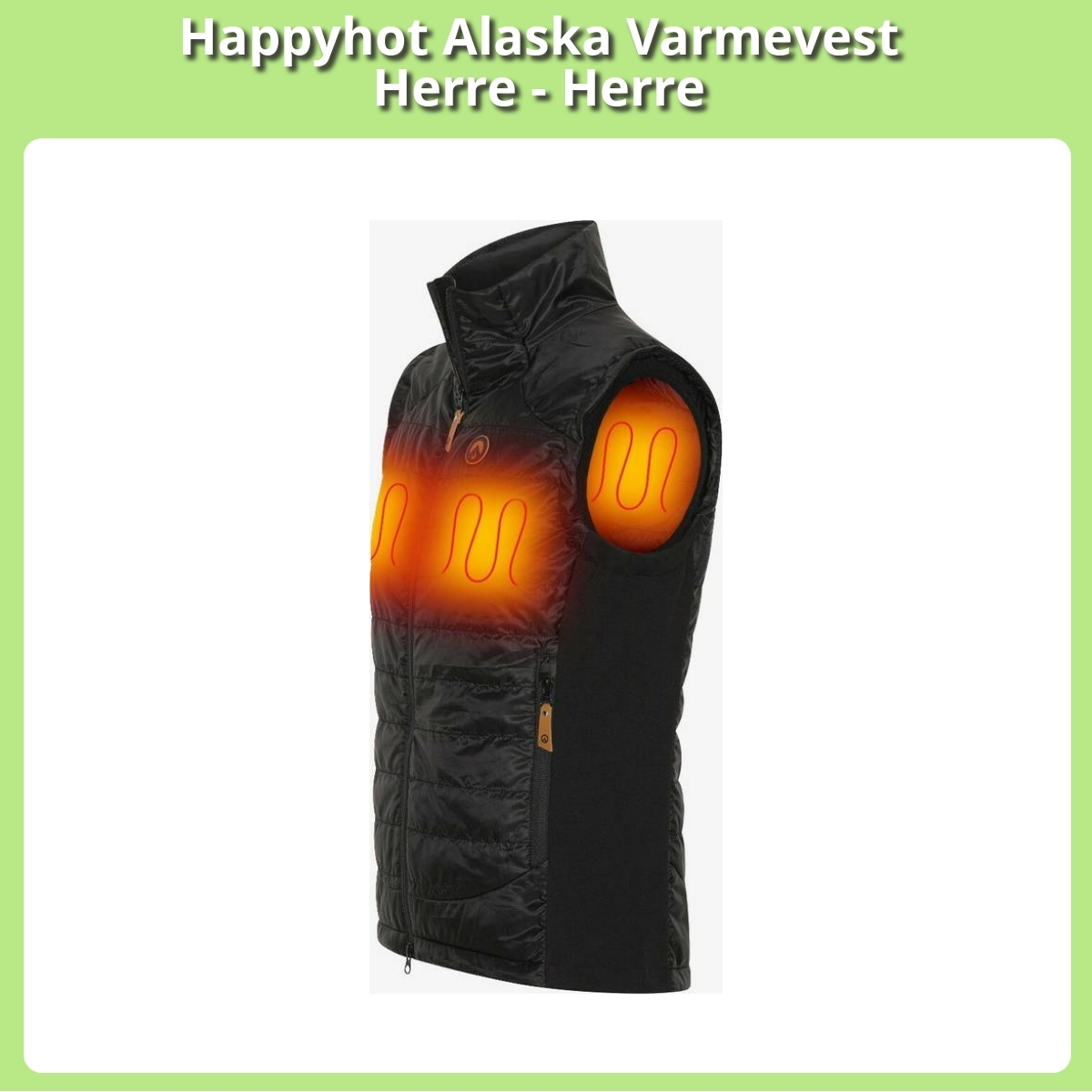 Anmeldelse af Happyhot Alaska Varmevest Herre - Herre