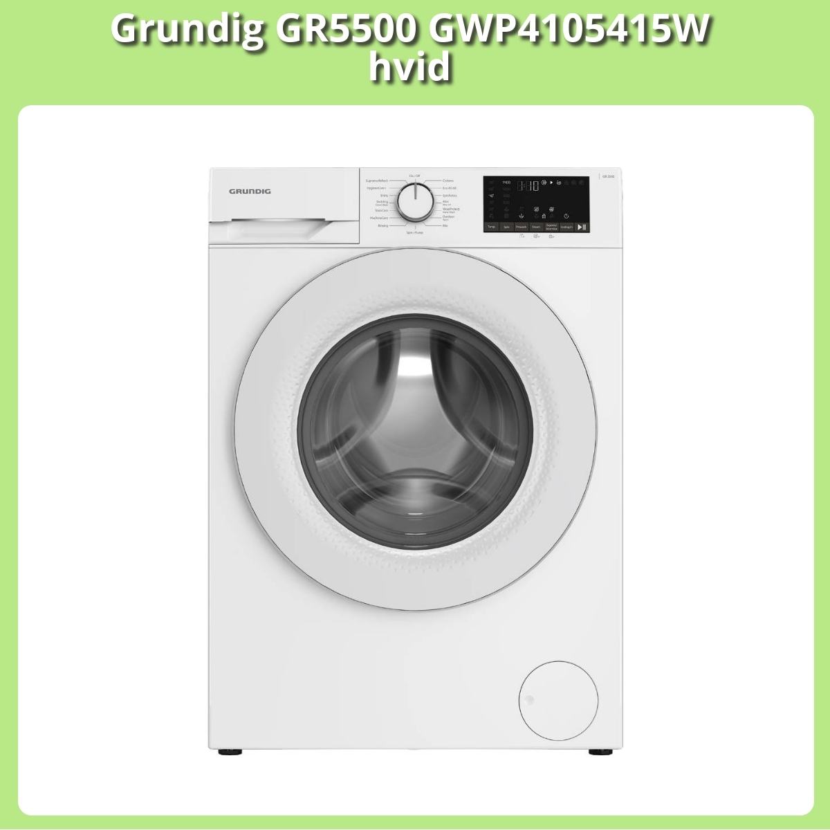 Anmeldelse af Grundig GR5500 GWP4105415W hvid