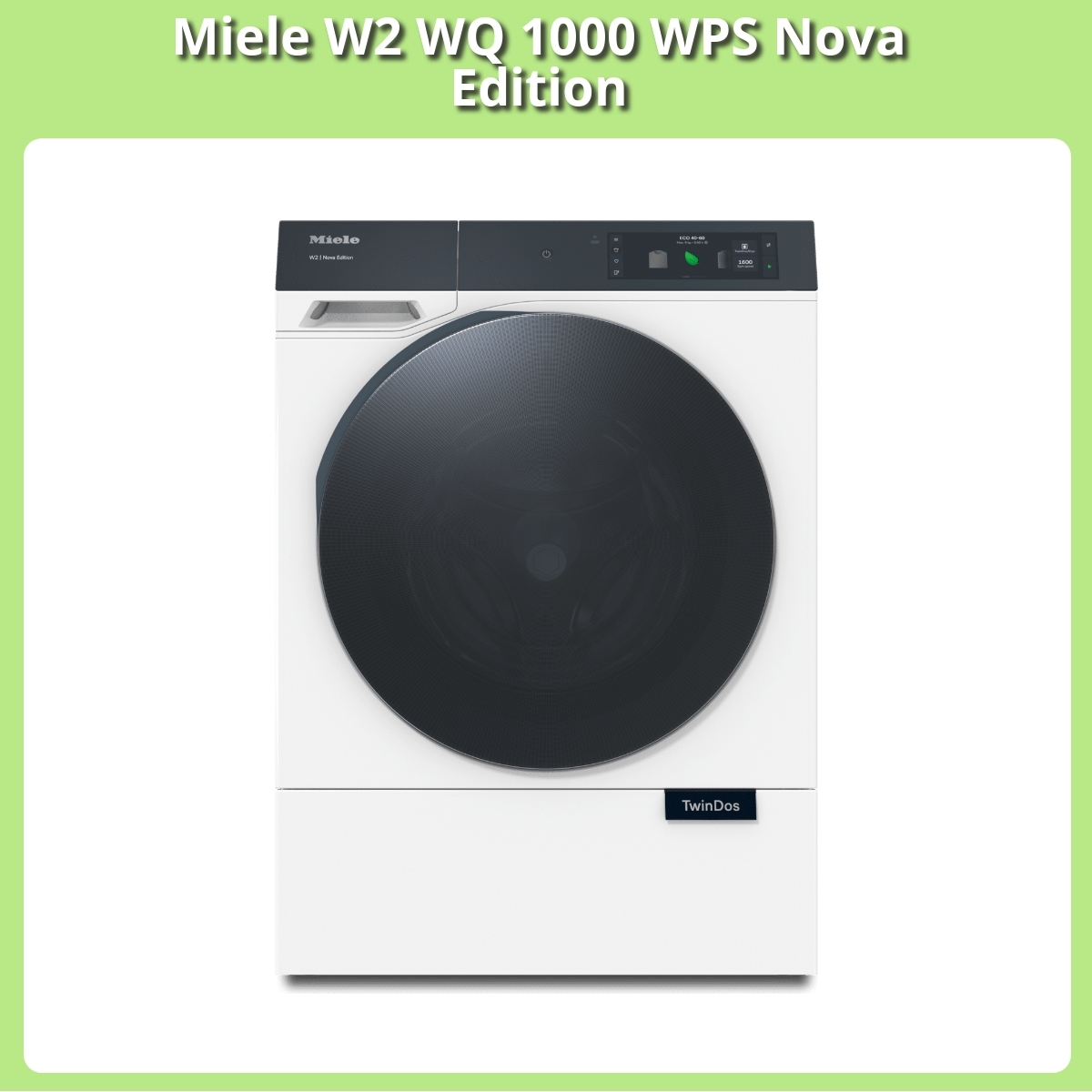 Anmeldelse af Miele W2 WQ 1000 WPS Nova Edition