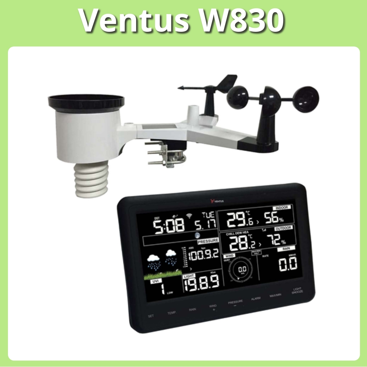 Anmeldelse af Ventus W830