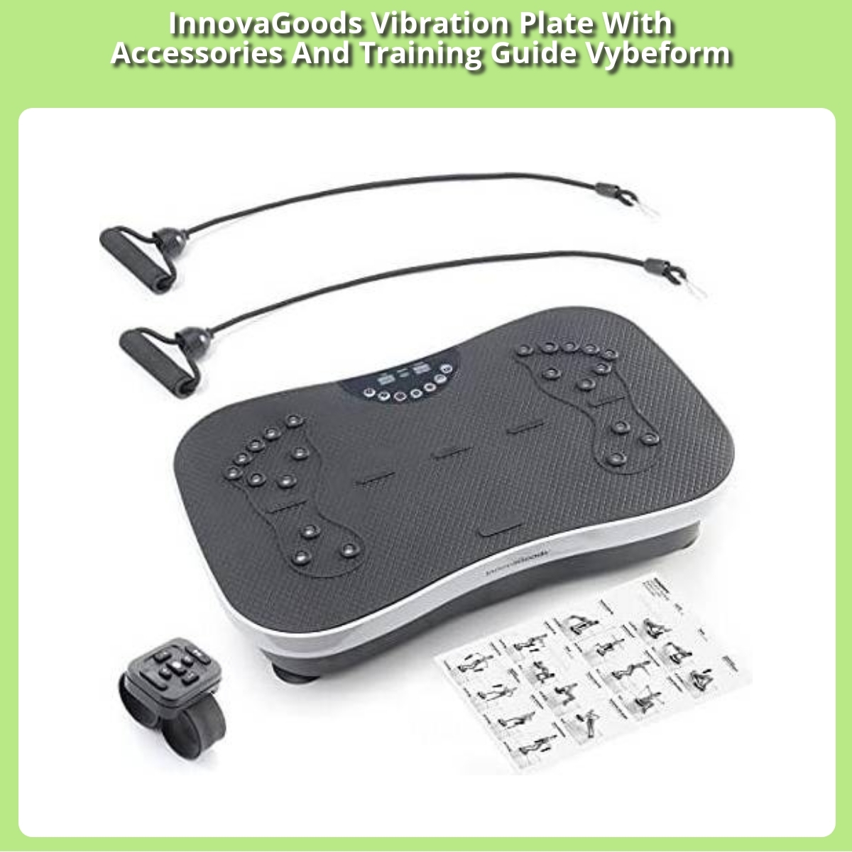 Anmeldelse af InnovaGoods Vibration Plate With Accessories And Training Guide Vybeform