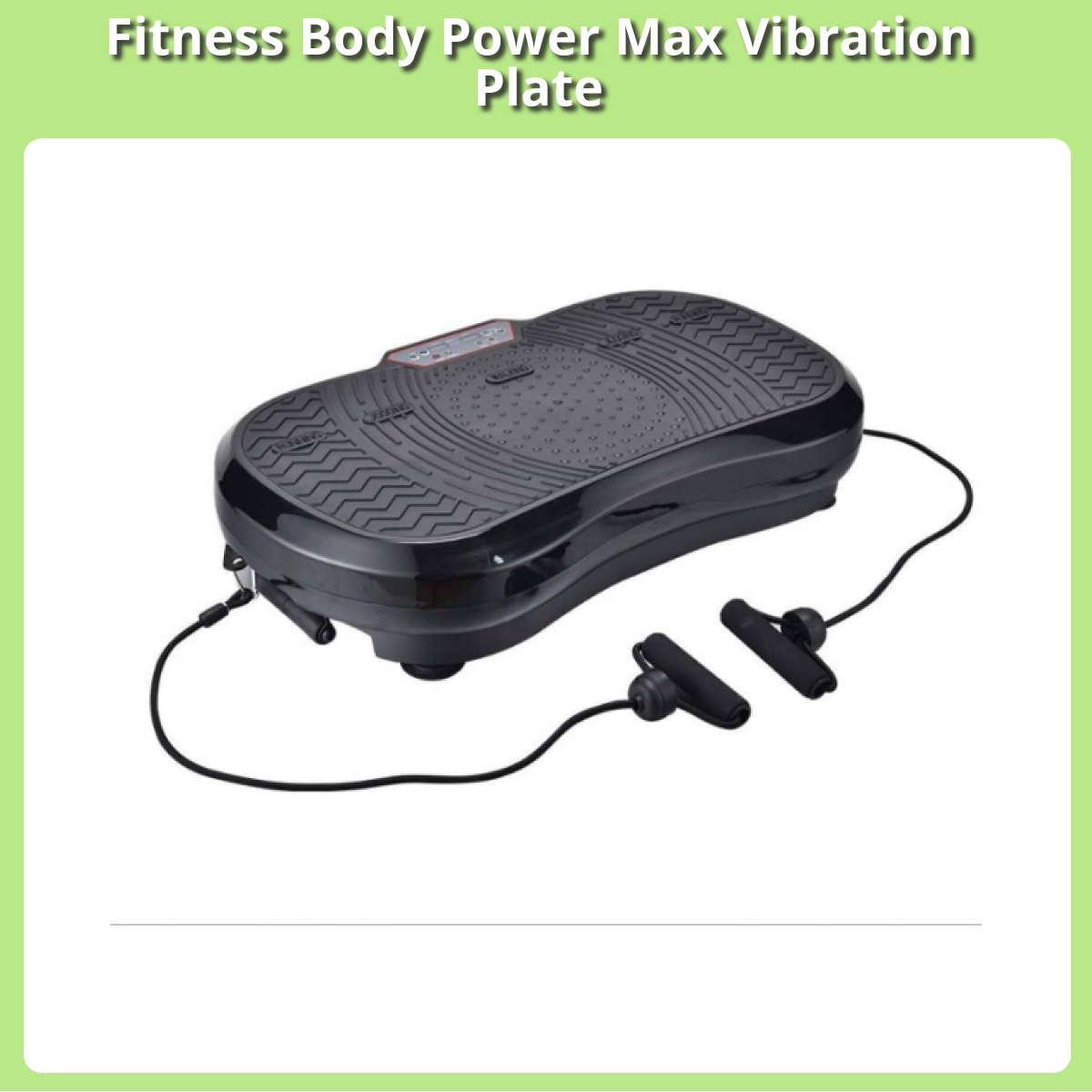 Anmeldelse af Fitness Body Power Max Vibration Plate