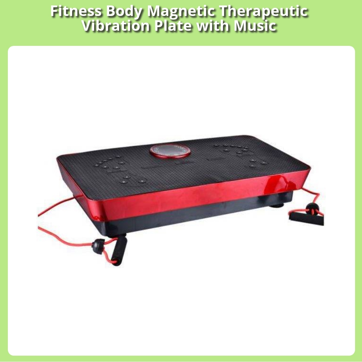 Anmeldelse af Fitness Body Magnetic Therapeutic Vibration Plate with Music