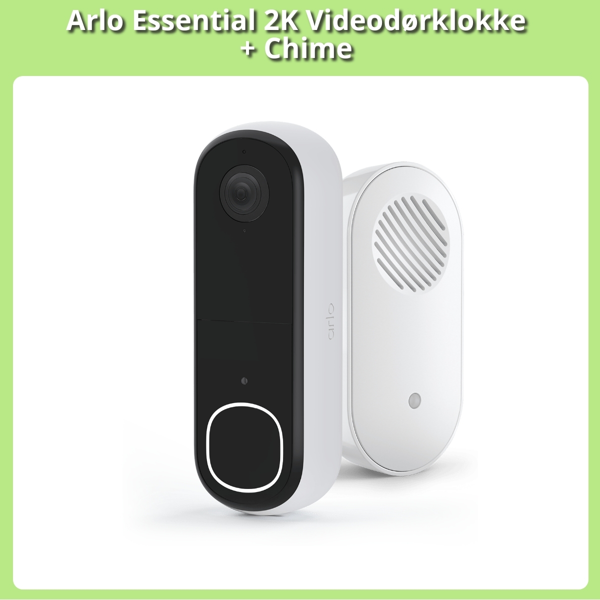 Anmeldelse af Arlo Essential 2K Videodørklokke + Chime