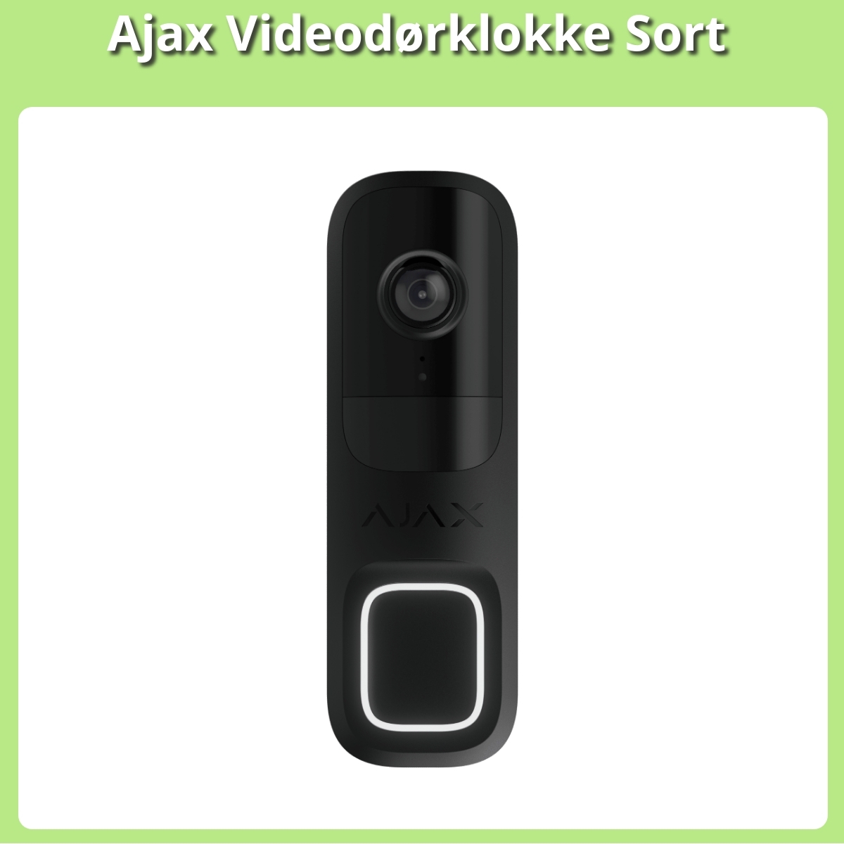 Anmeldelse af Ajax Videodørklokke Sort