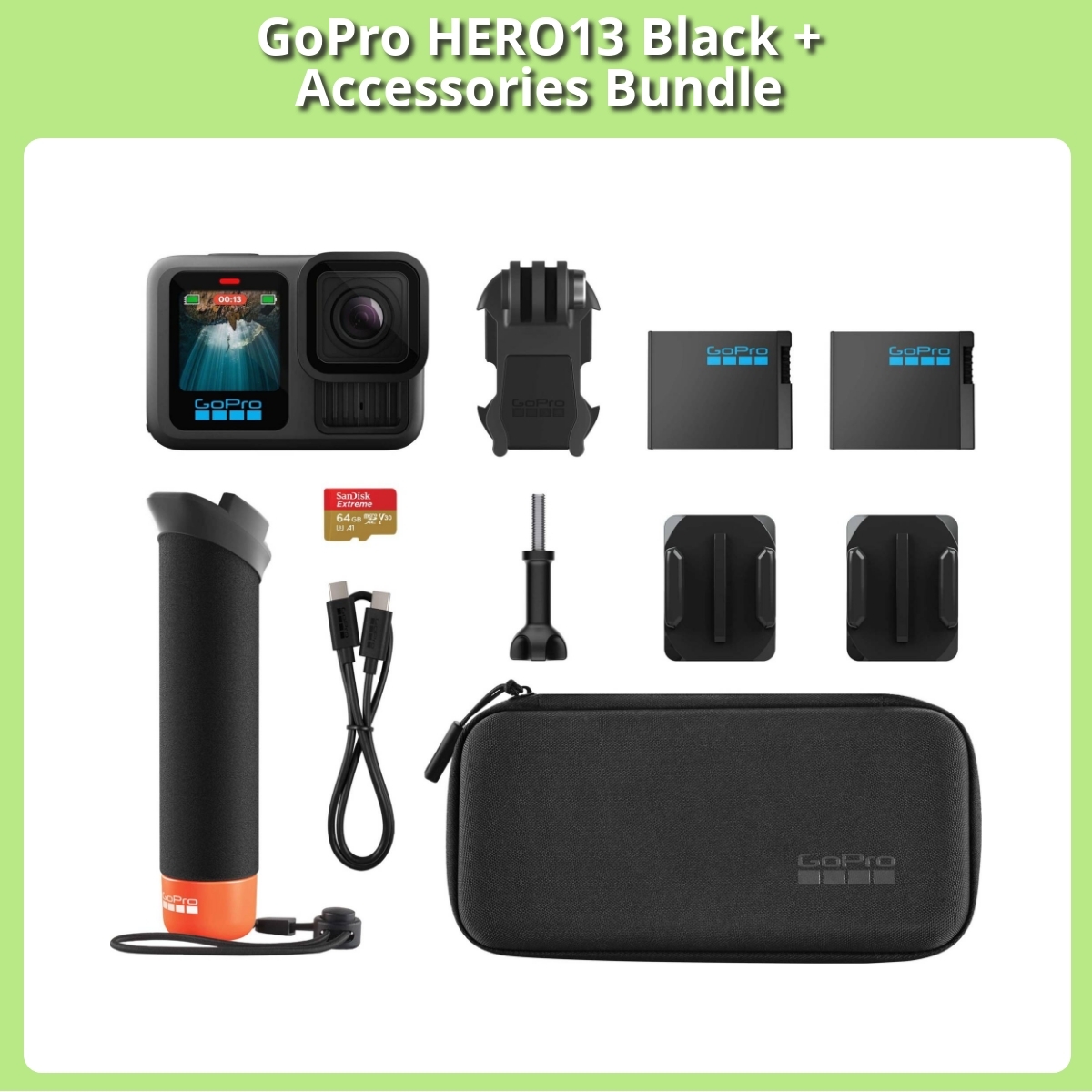Anmeldelse af GoPro HERO13 Black + Accessories Bundle