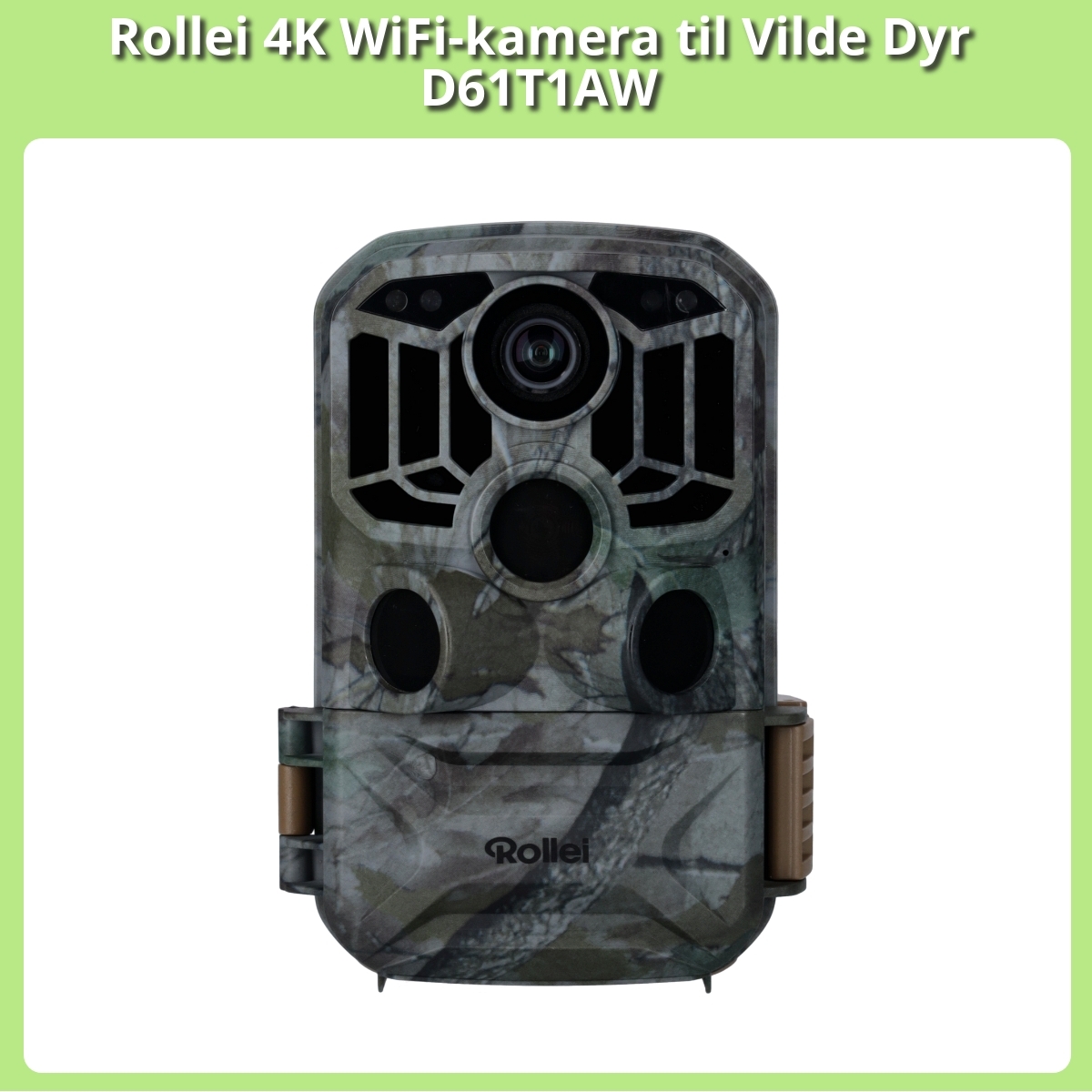 Anmeldelse af Rollei 4K WiFi-kamera til Vilde Dyr D61T1AW