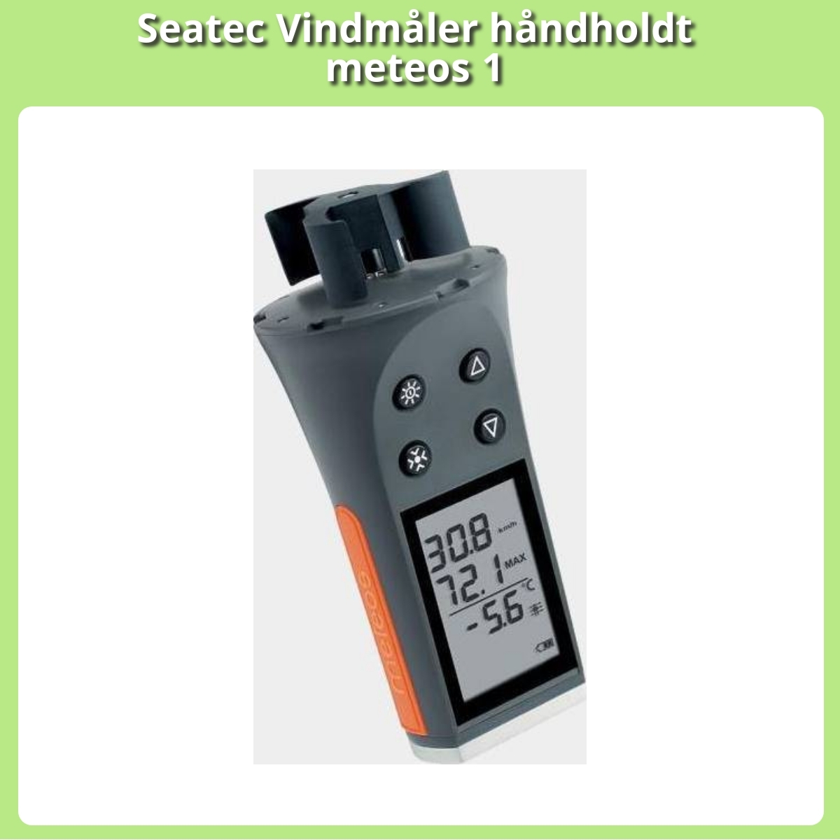 Anmeldelse af Seatec Vindmåler håndholdt meteos 1