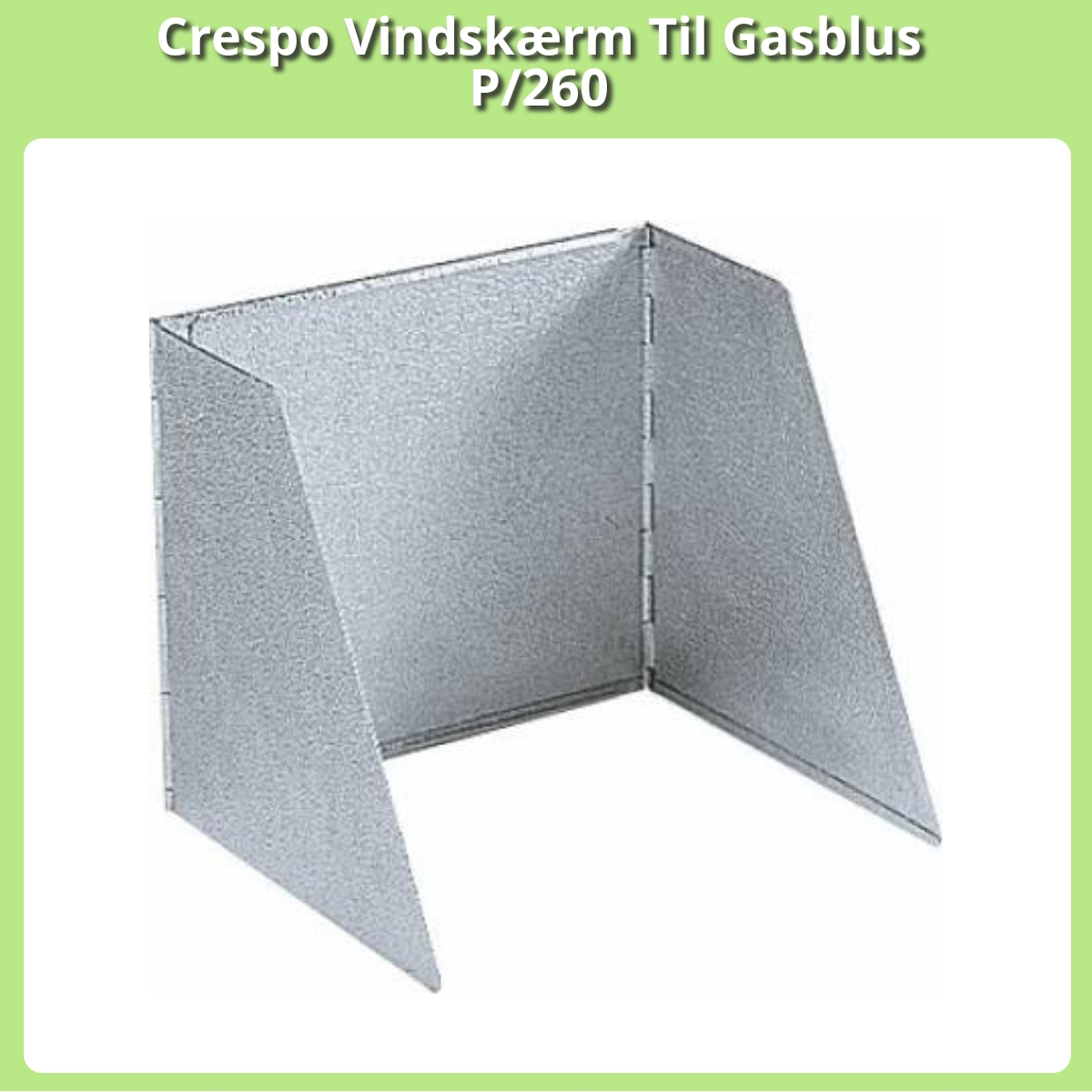 Anmeldelse af Crespo Vindskærm Til Gasblus P/260