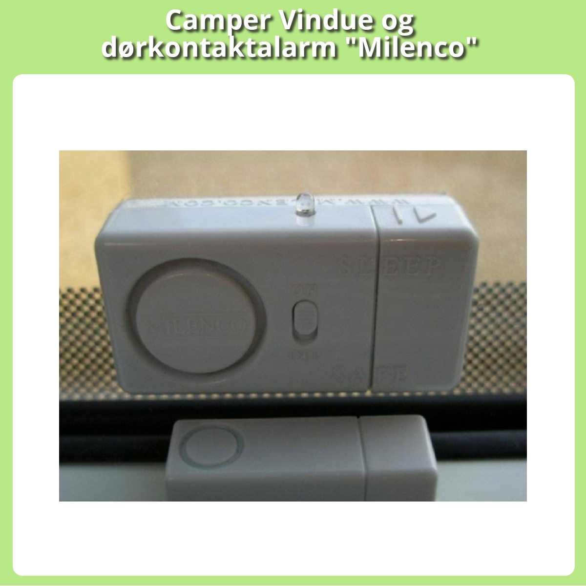 Anmeldelse af Camper Vindue og dørkontaktalarm 