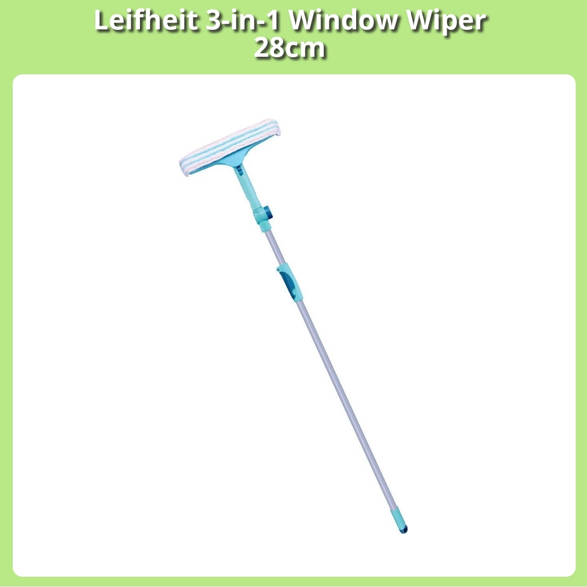 Anmeldelse af Leifheit 3-in-1 Window Wiper 28cm