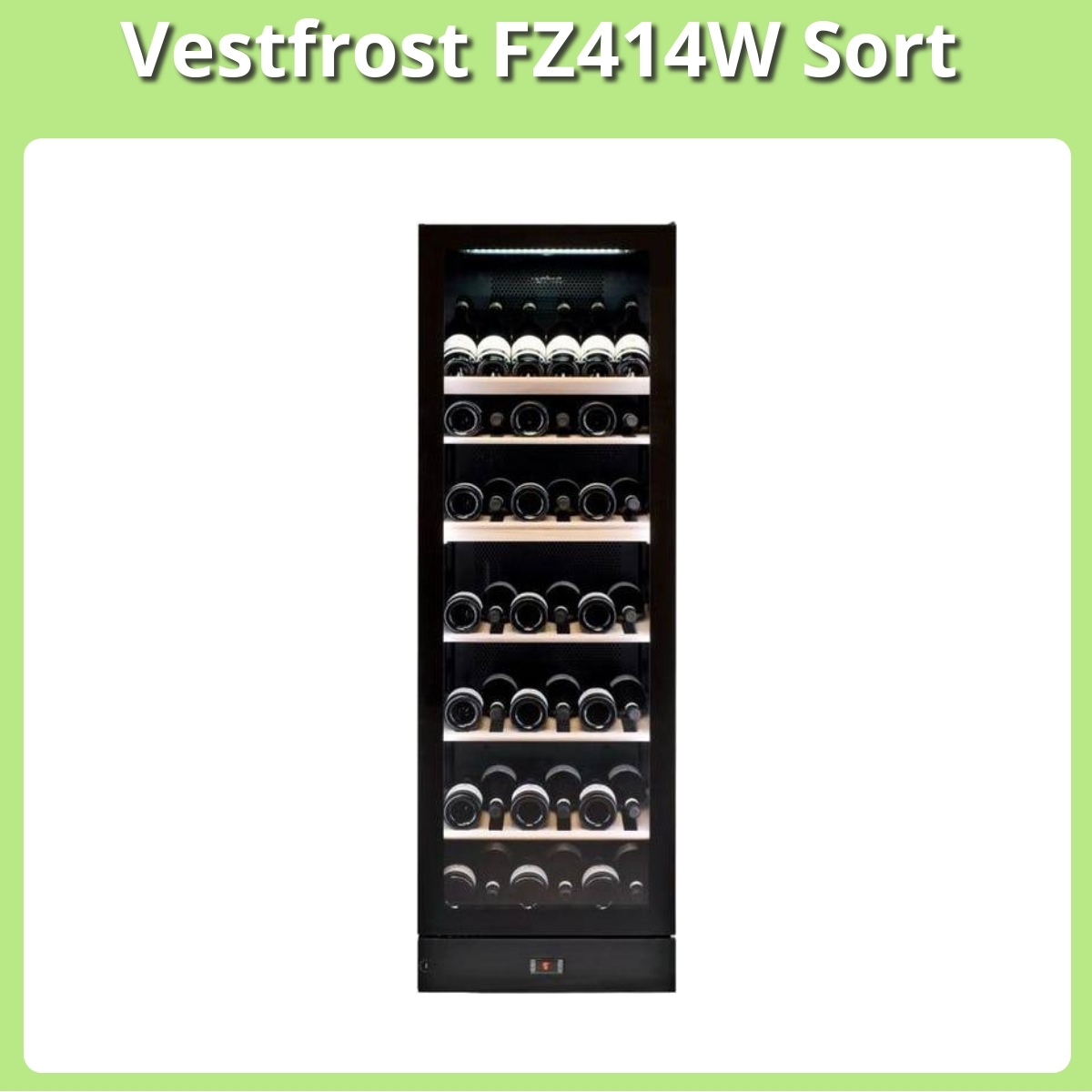 Anmeldelse af Vestfrost FZ414W Sort