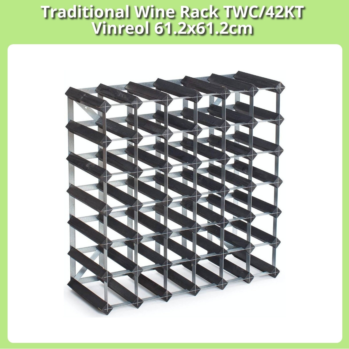 Anmeldelse af Traditional Wine Rack TWC/42KT Vinreol 61.2x61.2cm