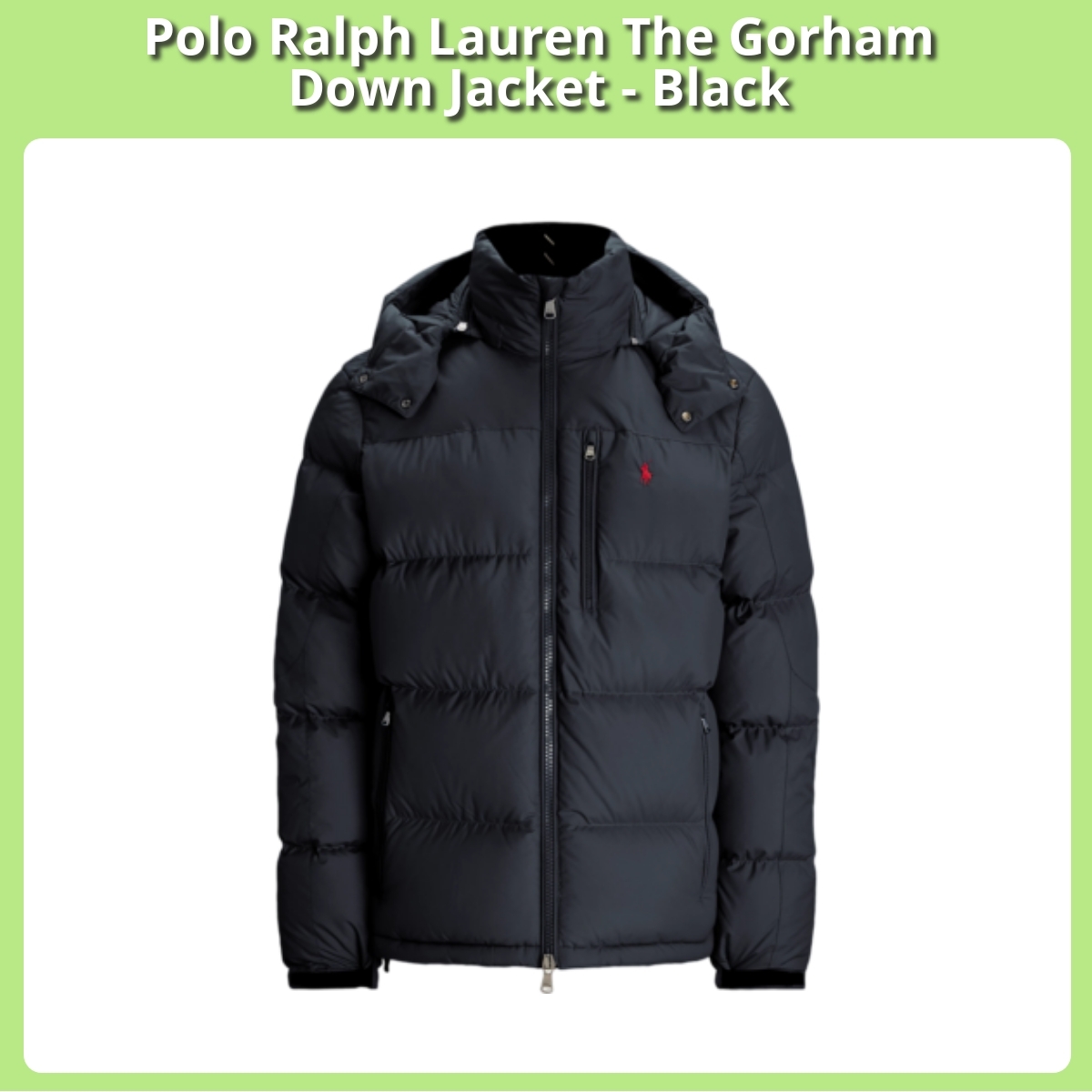 Anmeldelse af Polo Ralph Lauren The Gorham Down Jacket - Black