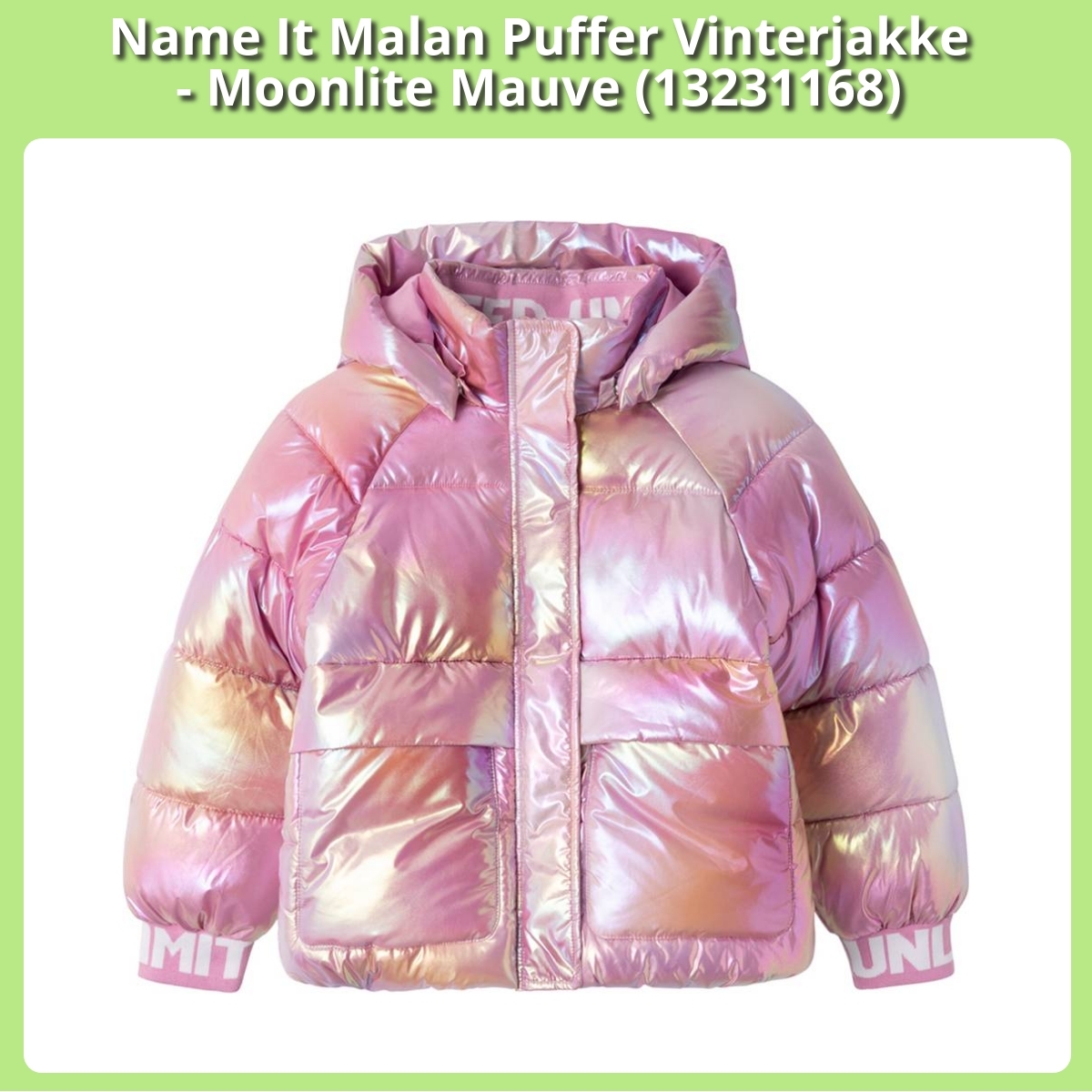 Anmeldelse af Name It Malan Puffer Vinterjakke - Moonlite Mauve (13231168)