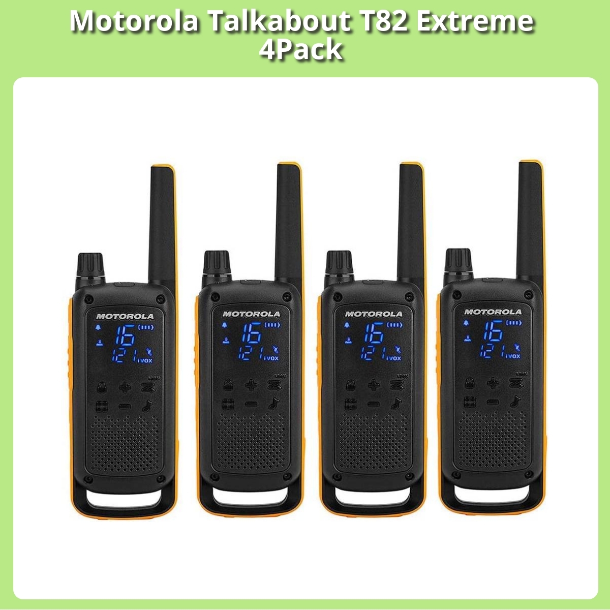 Anmeldelse af Motorola Talkabout T82 Extreme 4Pack