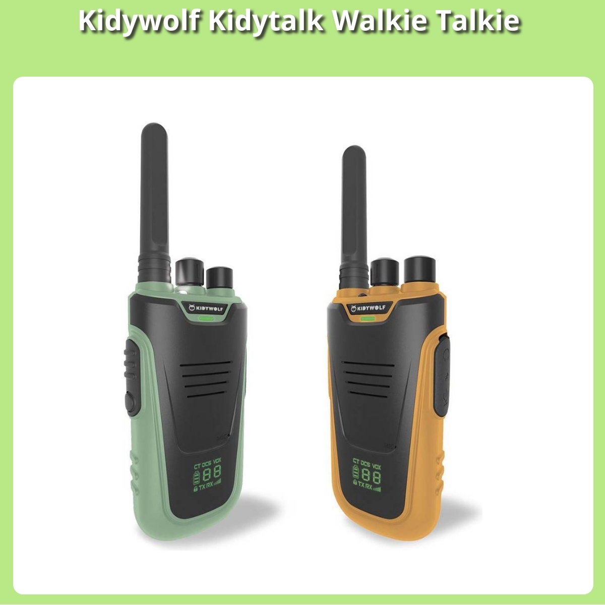 Anmeldelse af Kidywolf Kidytalk Walkie Talkie