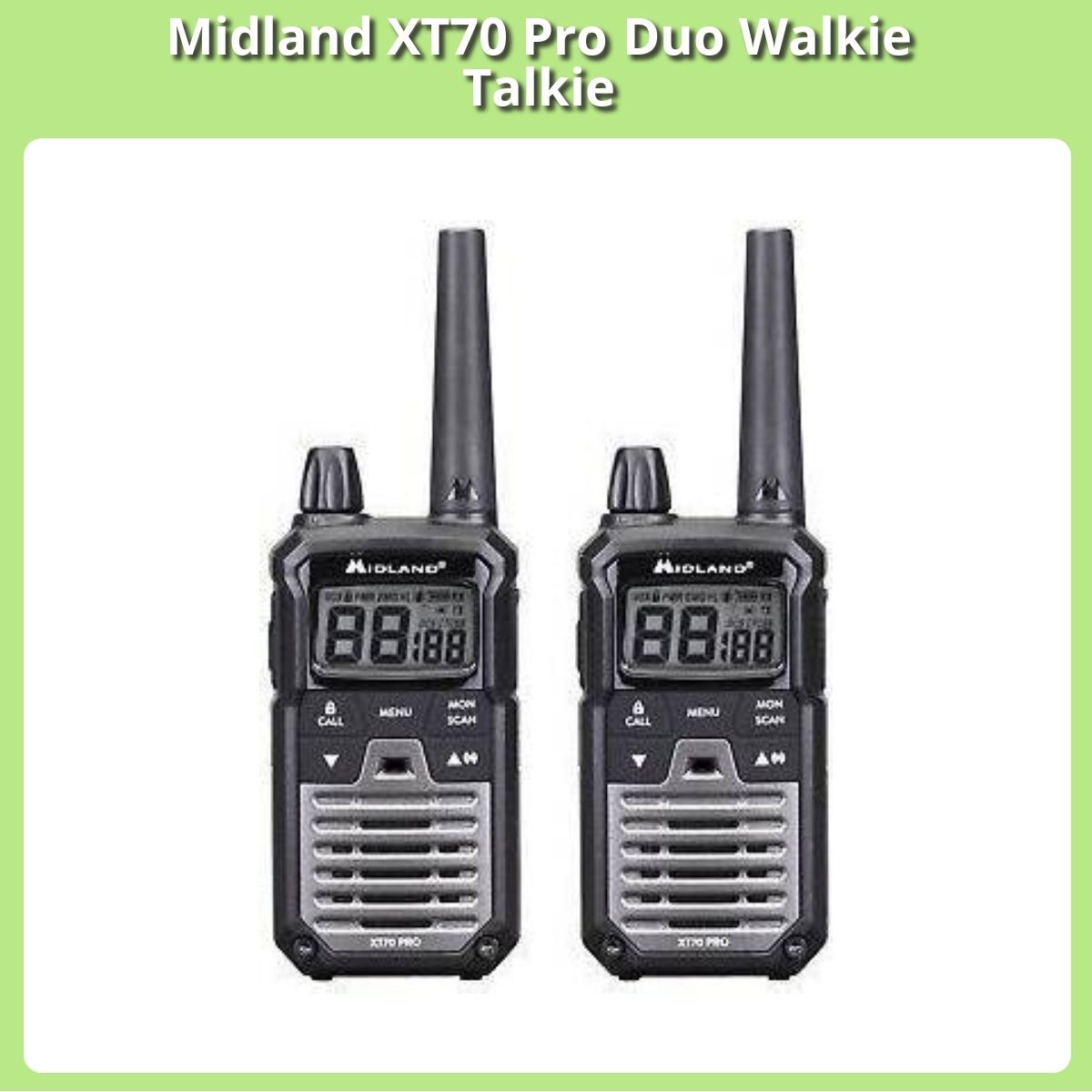 Anmeldelse af Midland XT70 Pro Duo Walkie Talkie