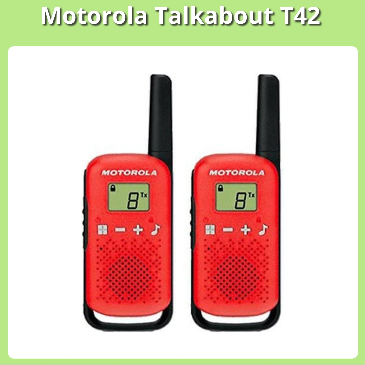 Anmeldelse af Motorola Talkabout T42