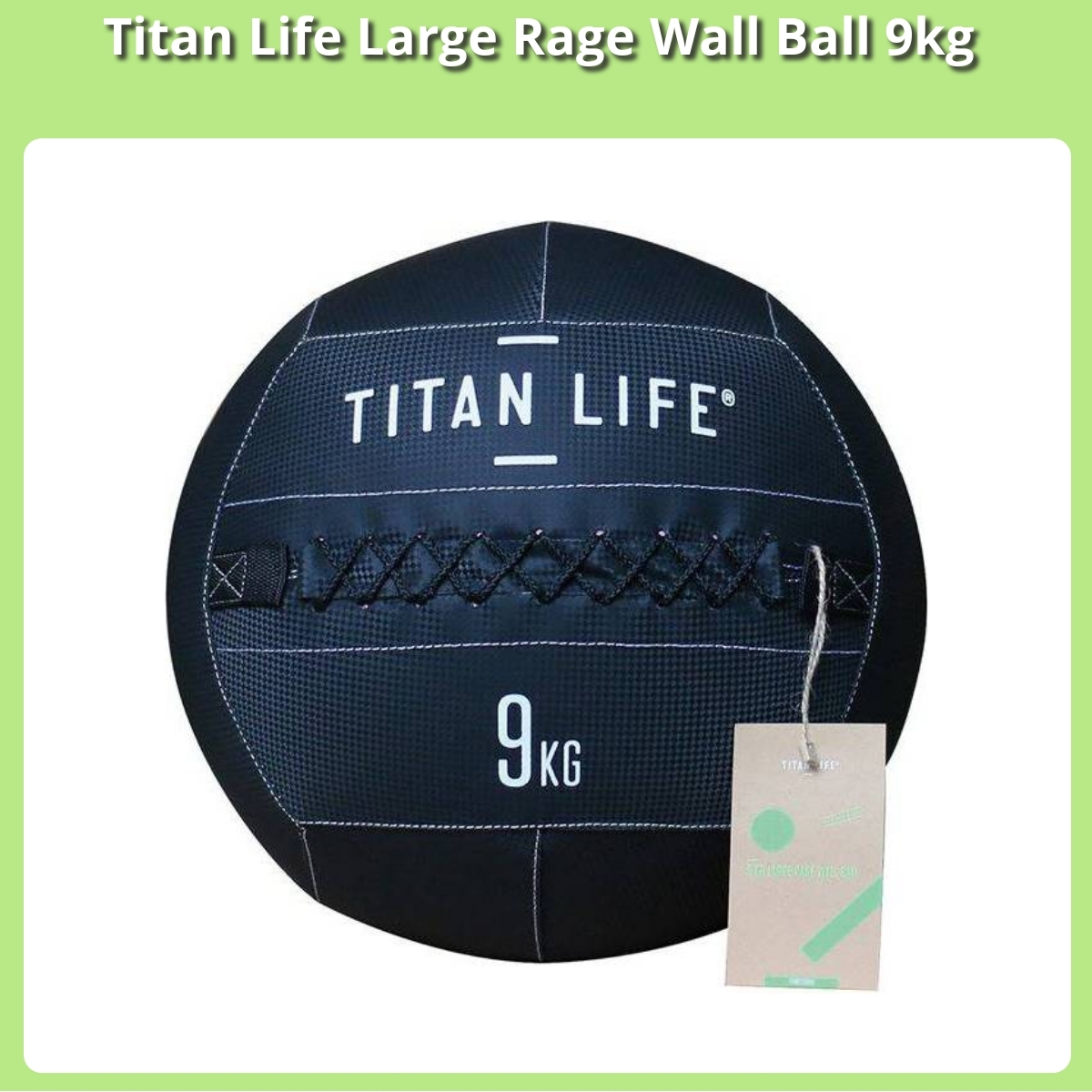 Anmeldelse af Titan Life Large Rage Wall Ball 9kg