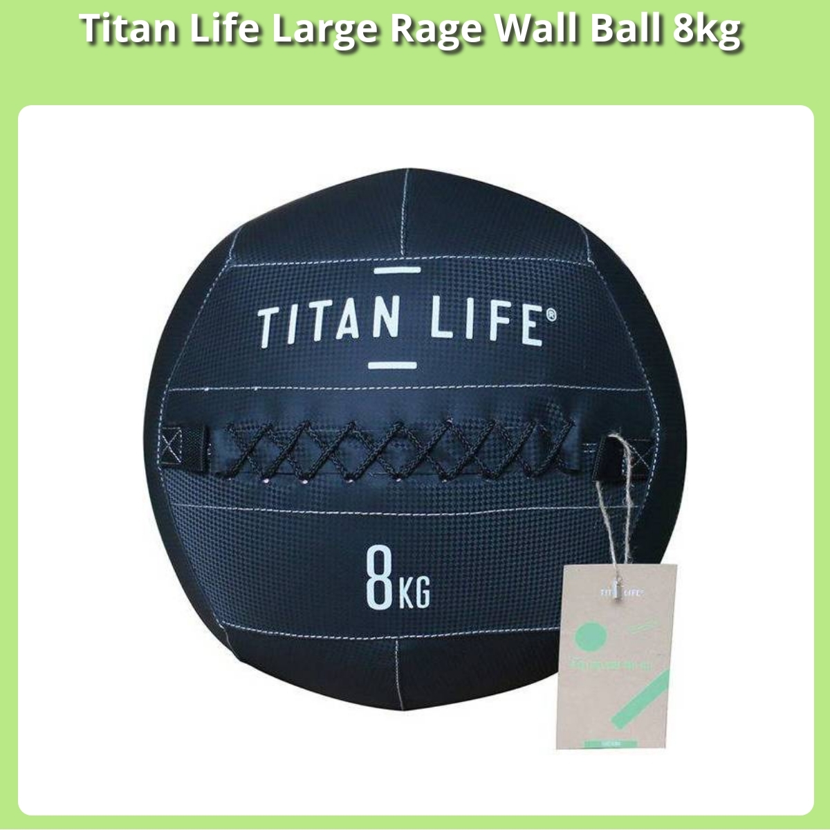 Anmeldelse af Titan Life Large Rage Wall Ball 8kg