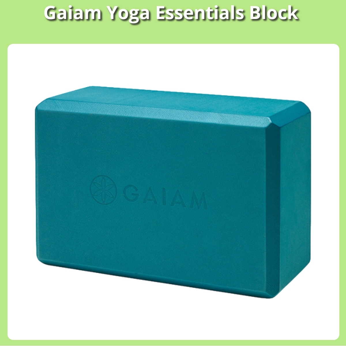 Anmeldelse af Gaiam Yoga Essentials Block