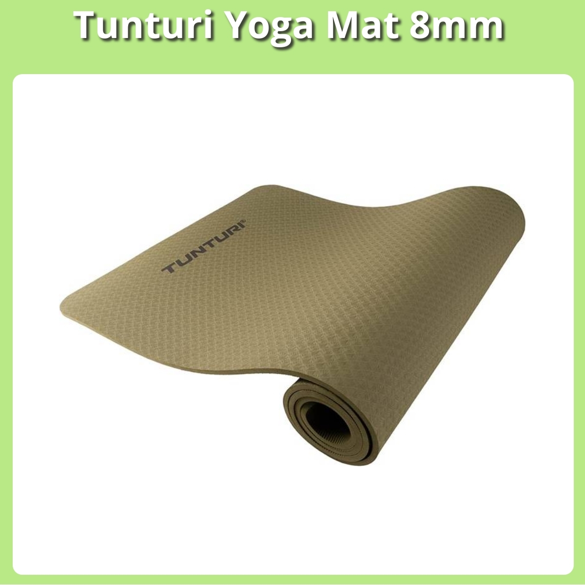 Anmeldelse af Tunturi Yoga Mat 8mm