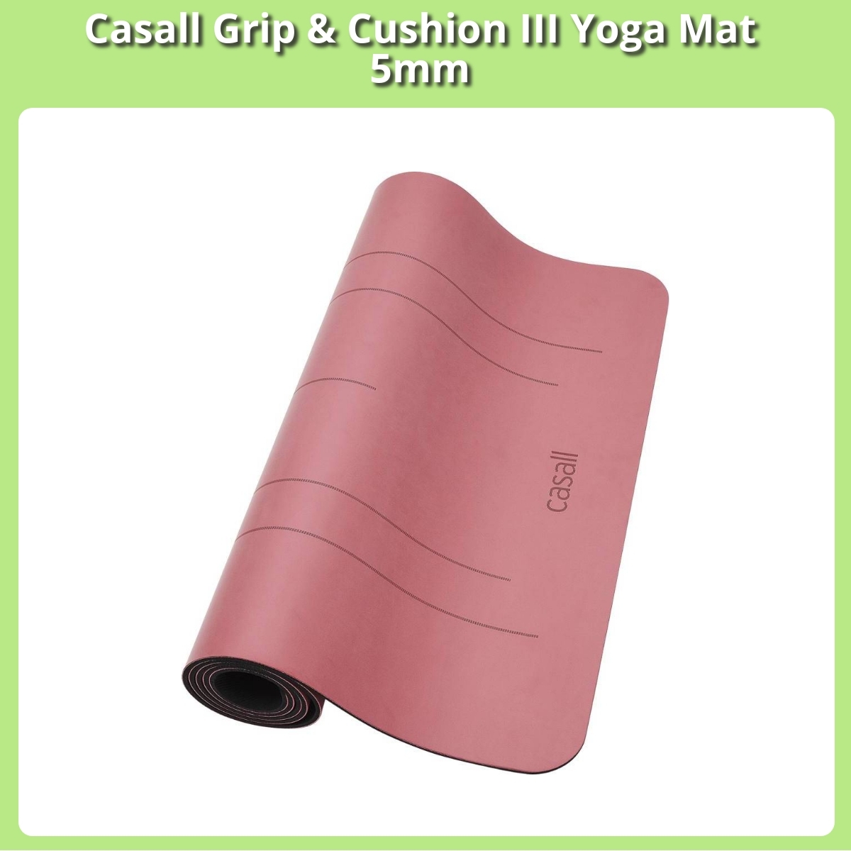Anmeldelse af Casall Grip & Cushion III Yoga Mat 5mm